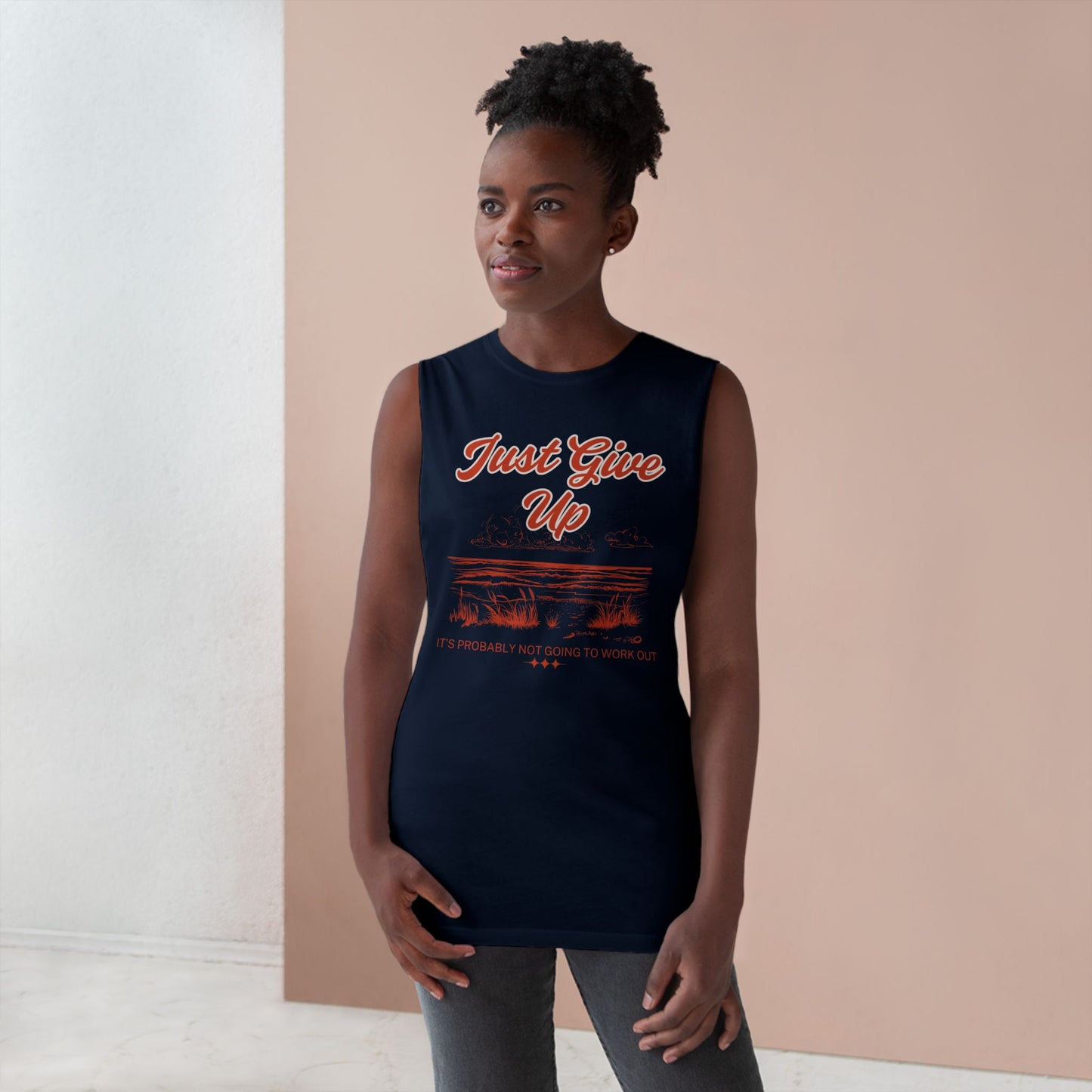 Just give up tank top