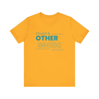 Church & other drugs upside down logo tee