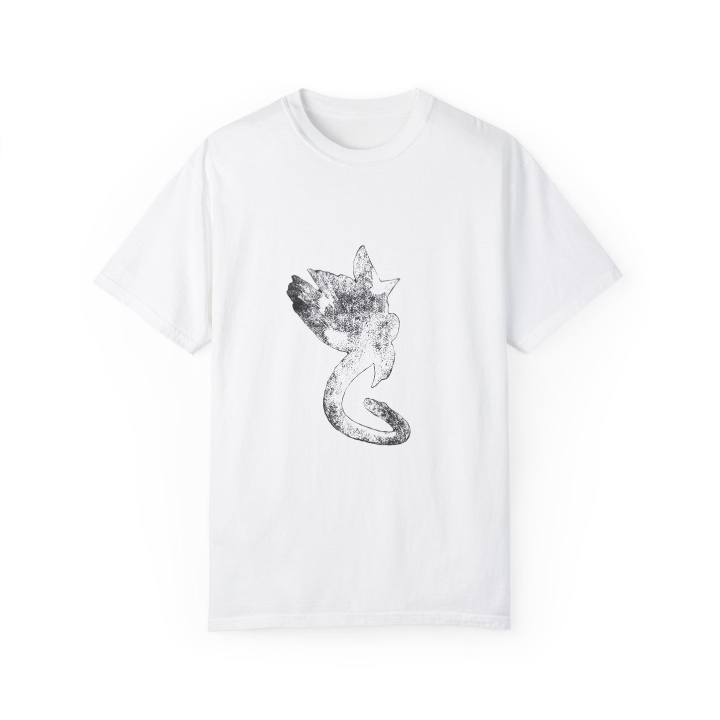 Mystical Creature Graphic Unisex Garment-Dyed T-Shirt for Casual Wear