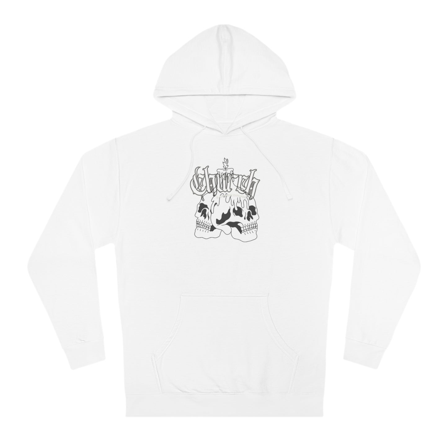 Church Skull comfort hoodie. 4 different color schemes