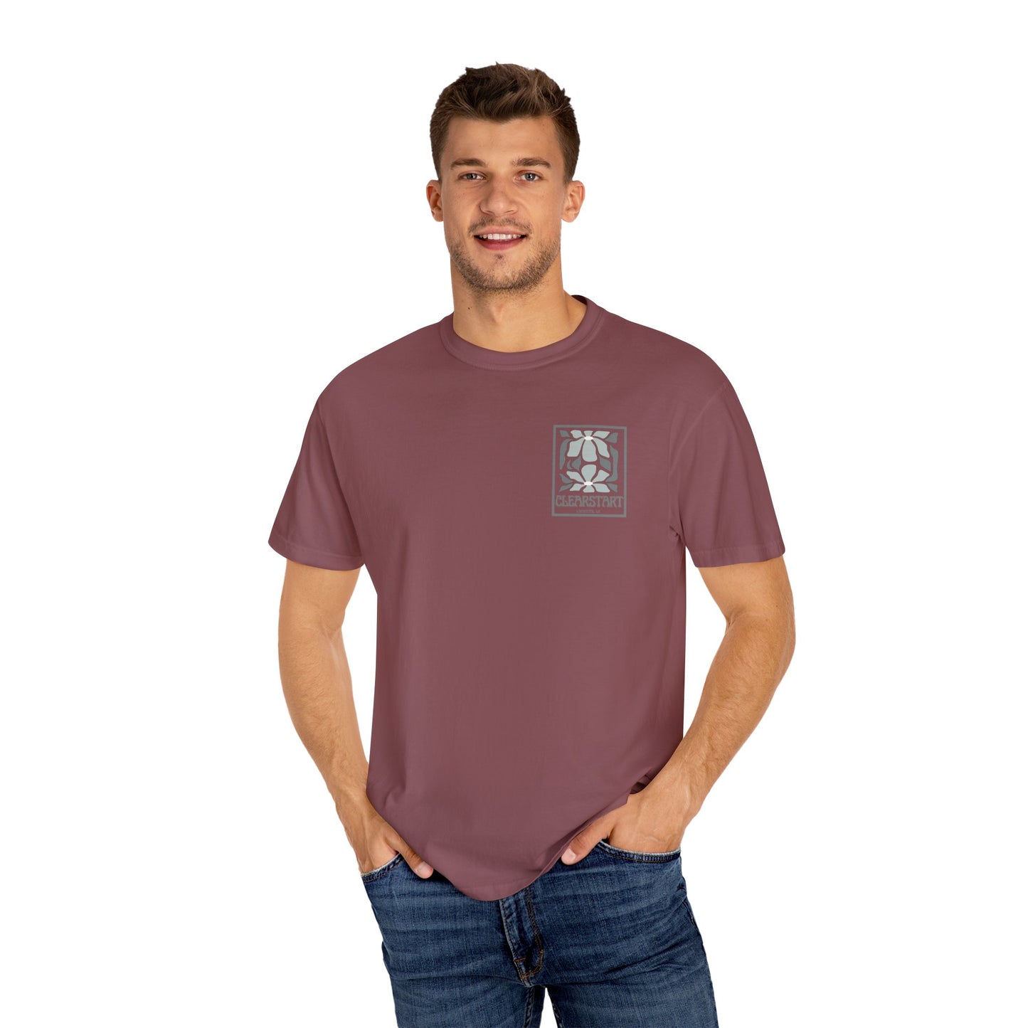 ClearStart Unisex Garment-Dyed T-Shirt - Rebuilding Lives, Reuniting Families