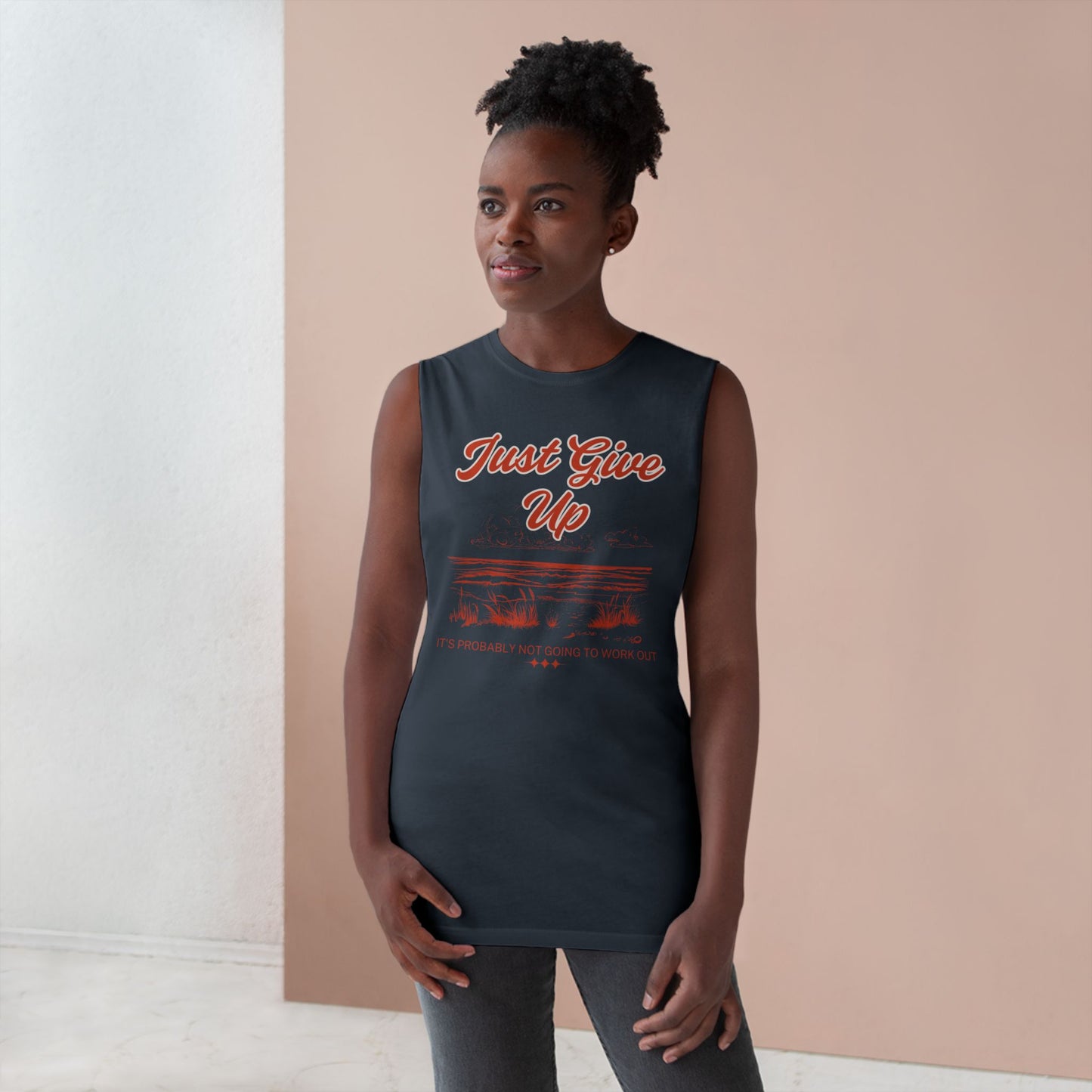 Just give up tank top