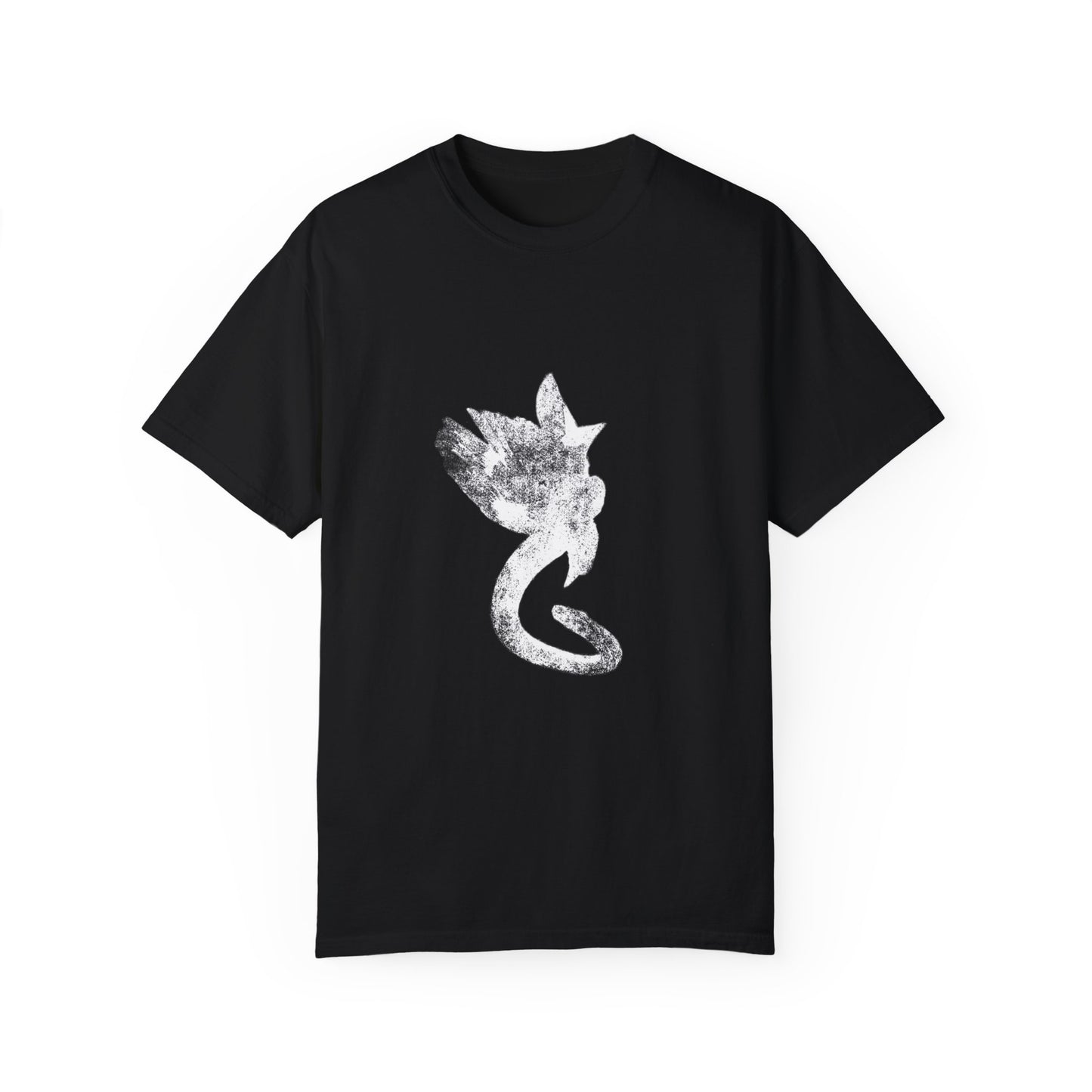 Mystical Creature Graphic Unisex Garment-Dyed T-Shirt for Casual Wear