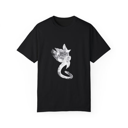 Mystical Creature Graphic Unisex Garment-Dyed T-Shirt for Casual Wear