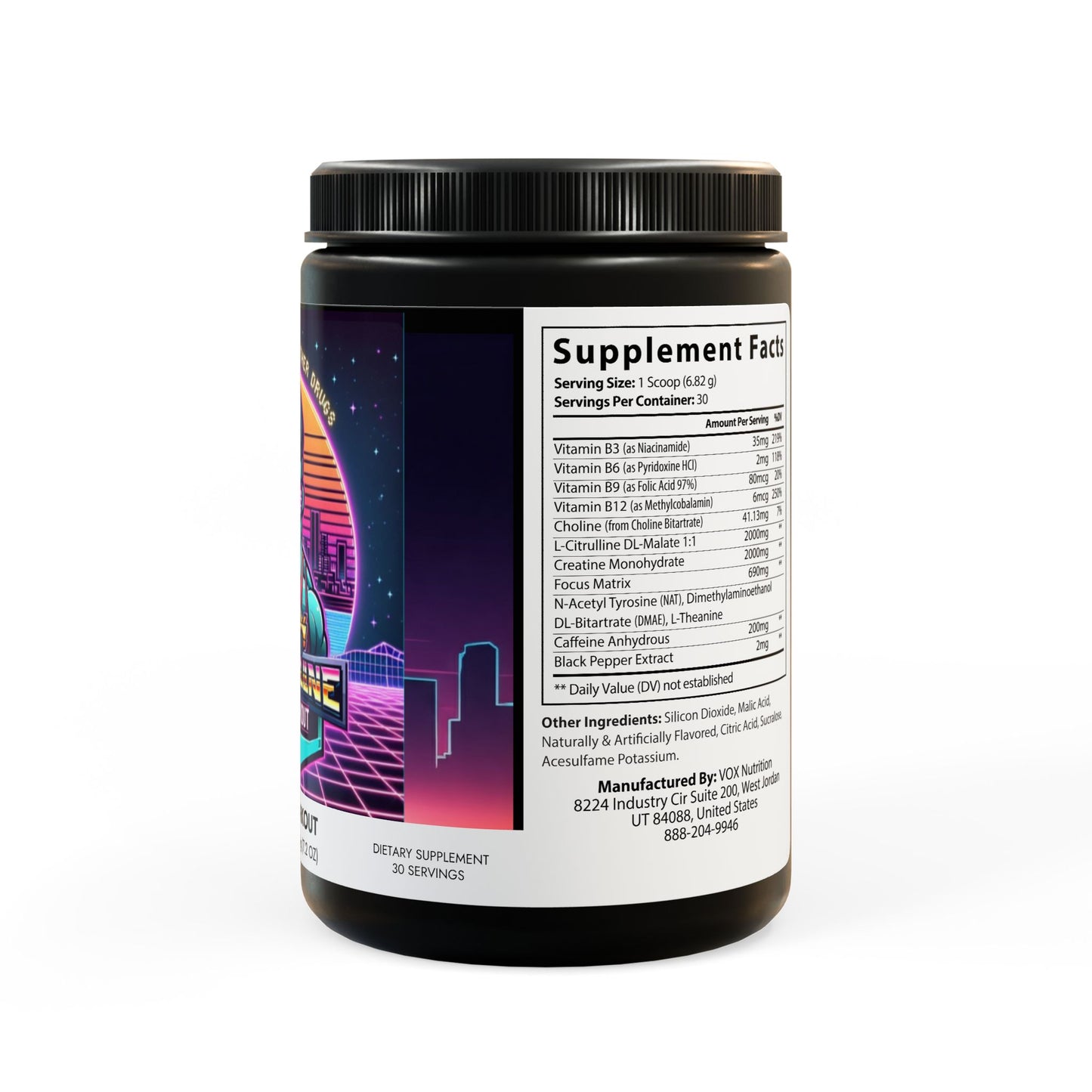 Pre-Workout Supplement, Fruit Punch (204g, 7.1oz)