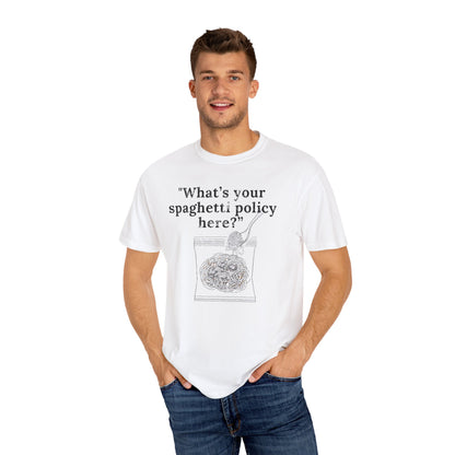 What's your spaghetti policy here?