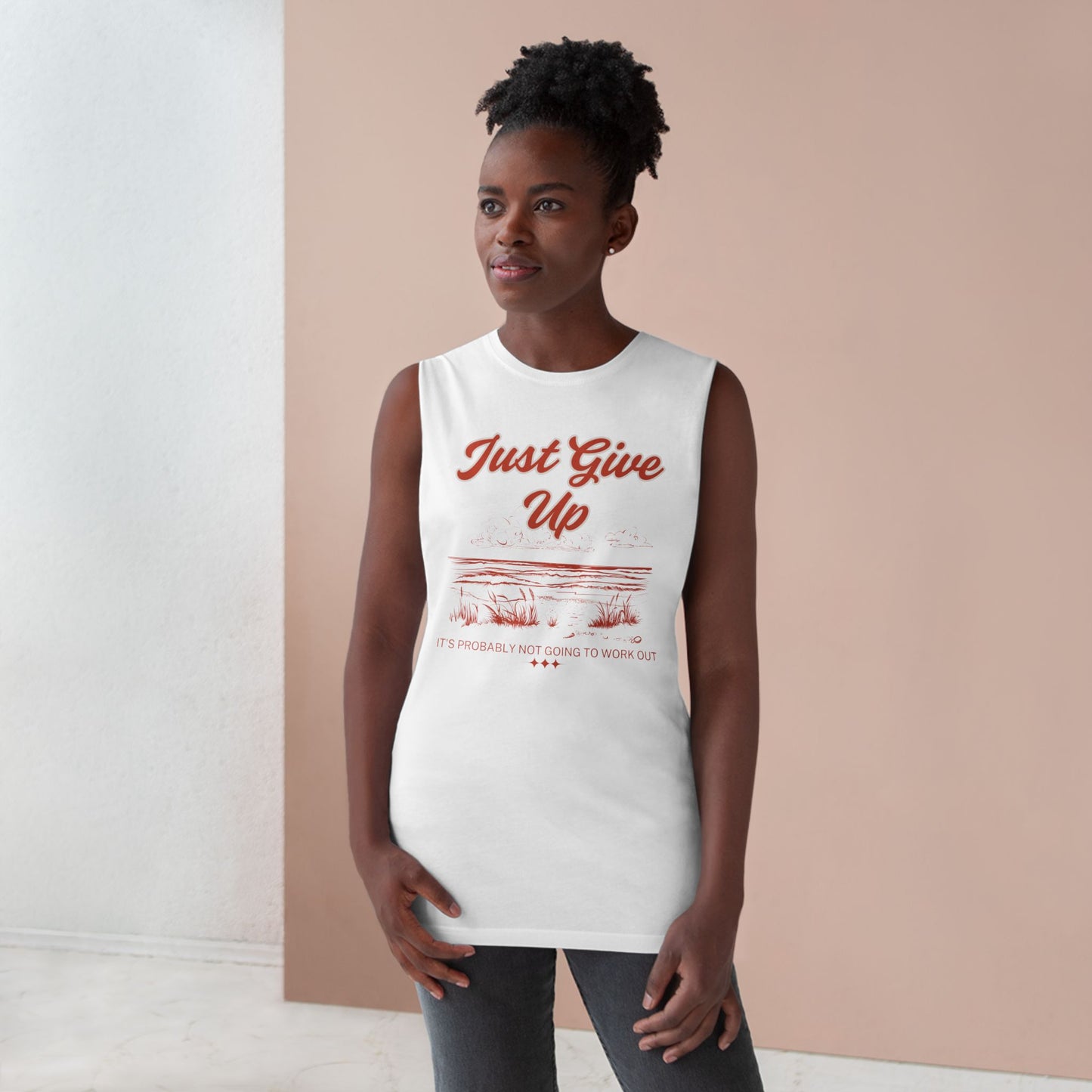 Just give up tank top