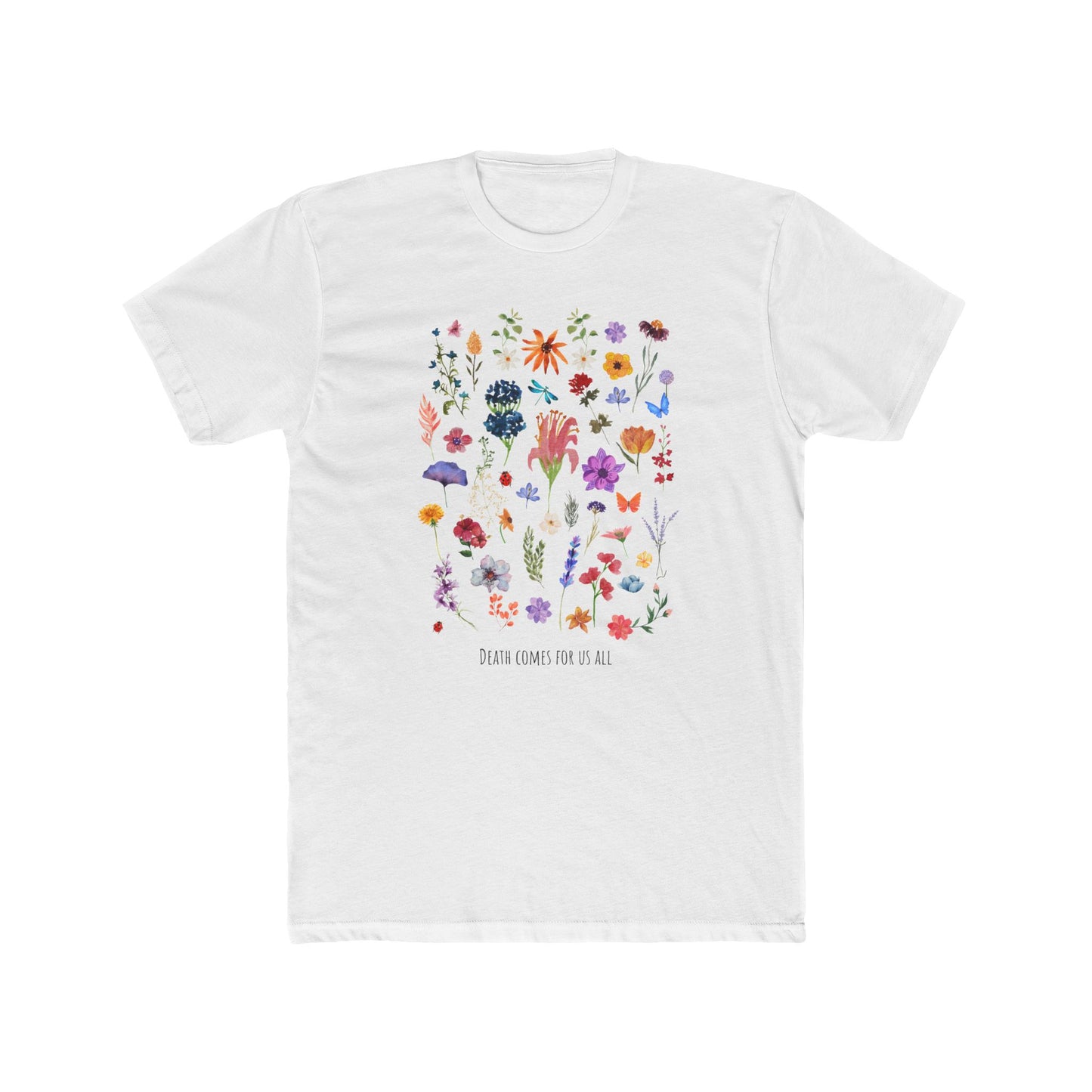 Death Comes For Us All fitted tee