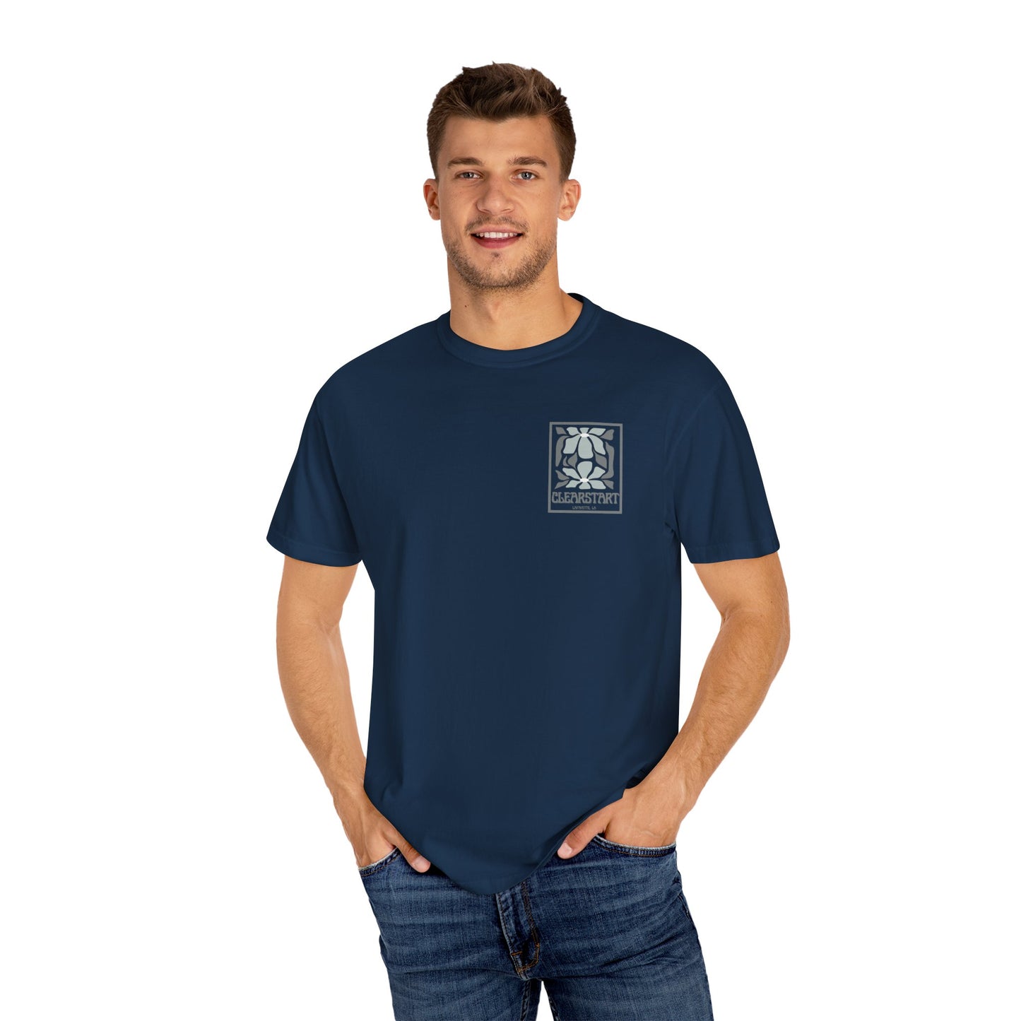 ClearStart Unisex Garment-Dyed T-Shirt - Rebuilding Lives, Reuniting Families