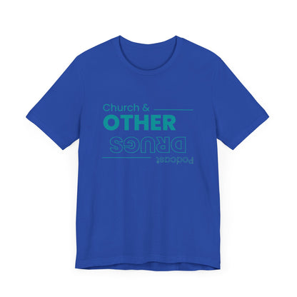 Church & other drugs upside down logo tee