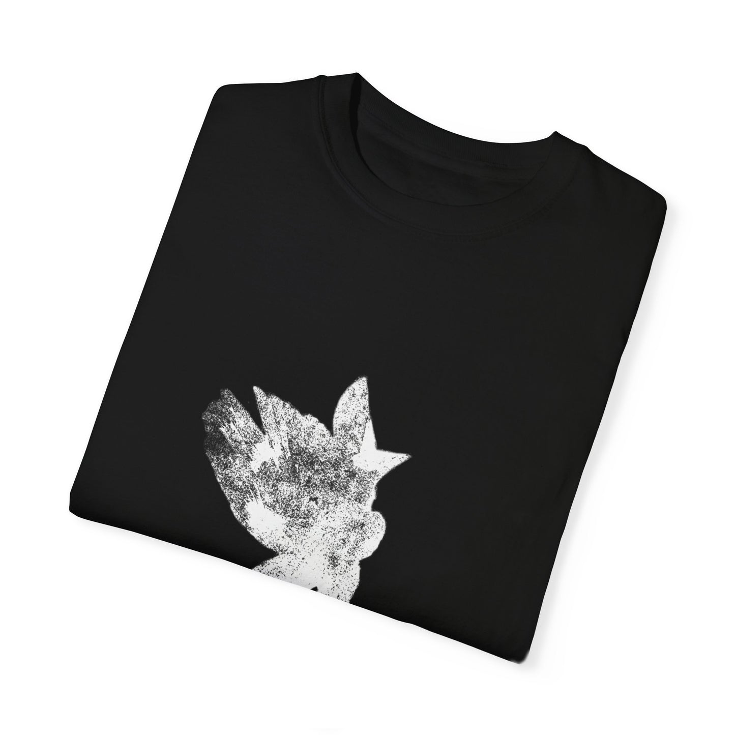 Mystical Creature Graphic Unisex Garment-Dyed T-Shirt for Casual Wear