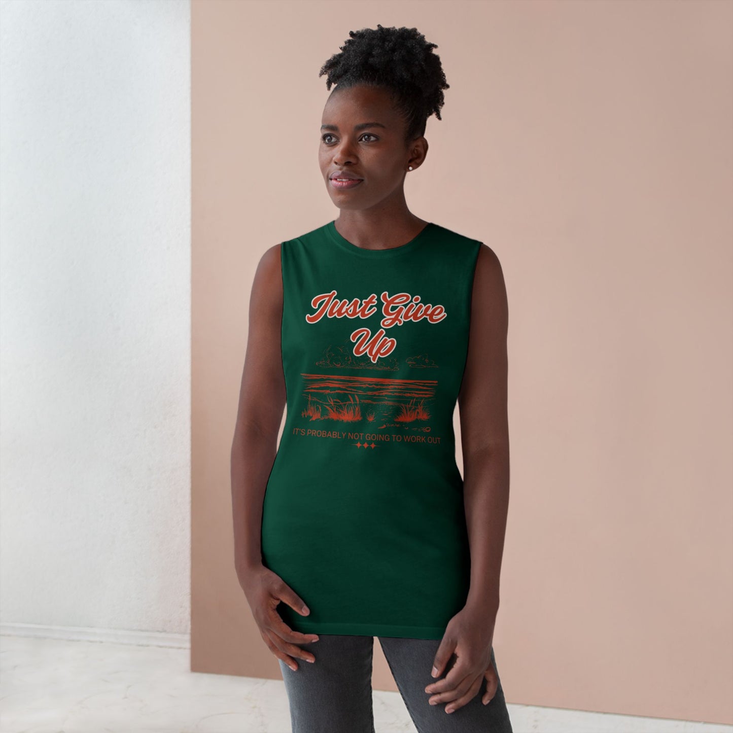 Just give up tank top