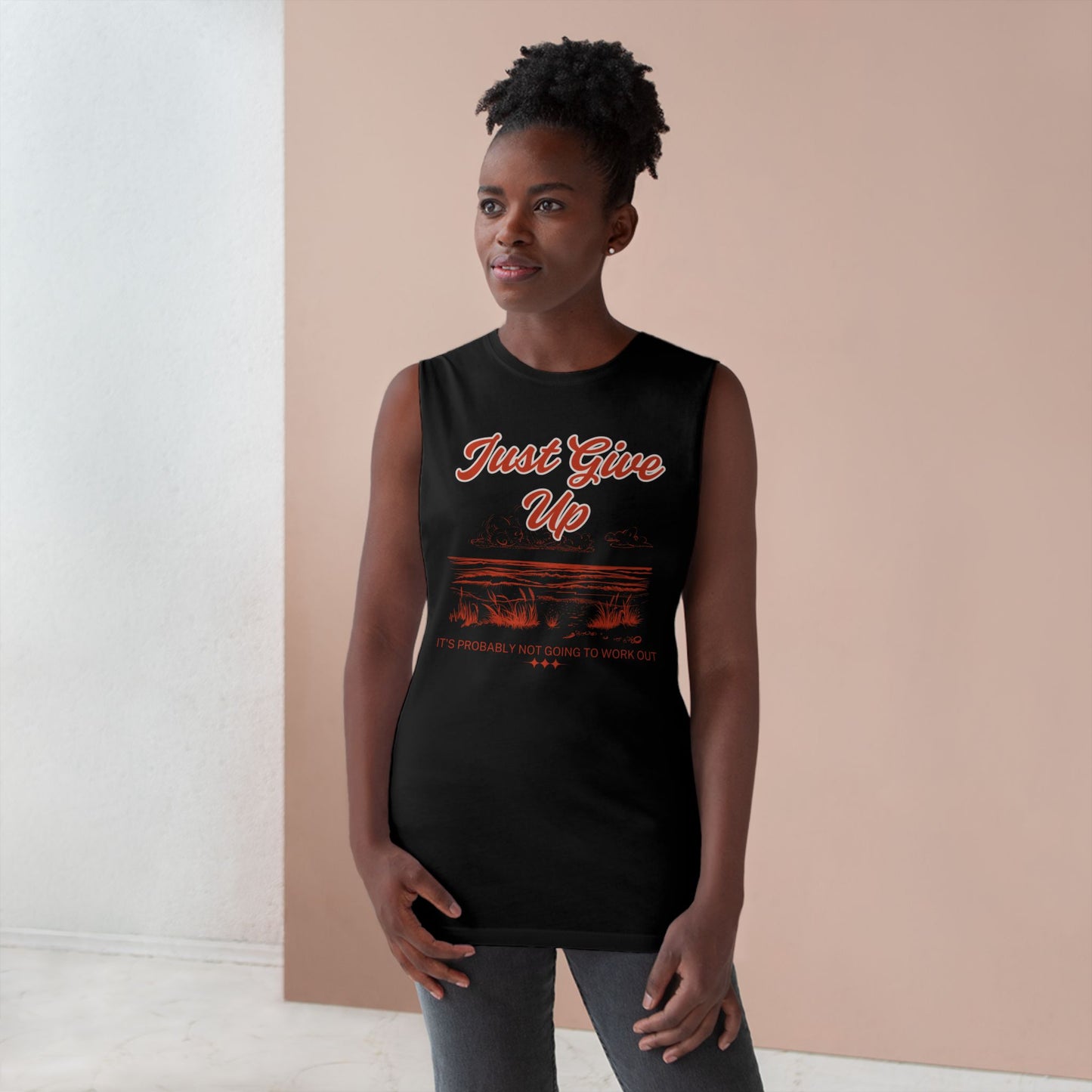 Just give up tank top