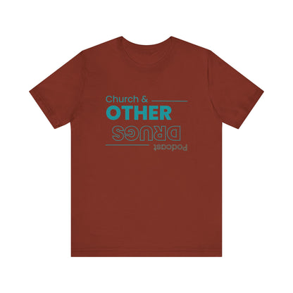 Church & other drugs upside down logo tee