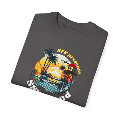 SSRI Island Retro Unisex T-Shirt - Beach Vibes & Sunset Design