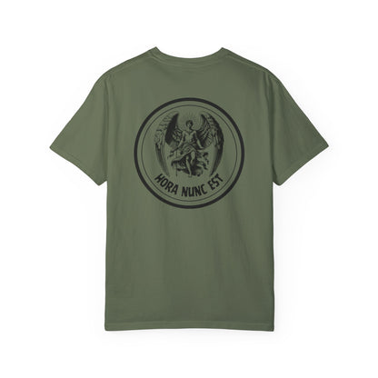 The Hour is Now comfort colors tee