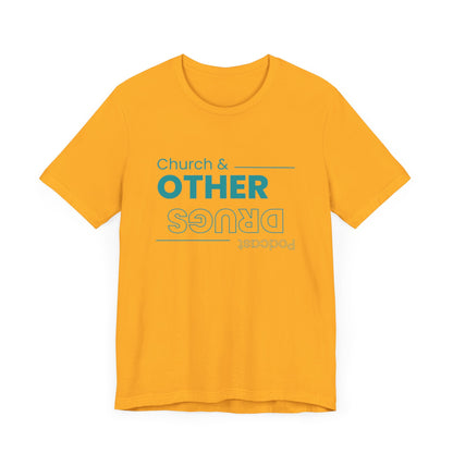 Church & other drugs upside down logo tee