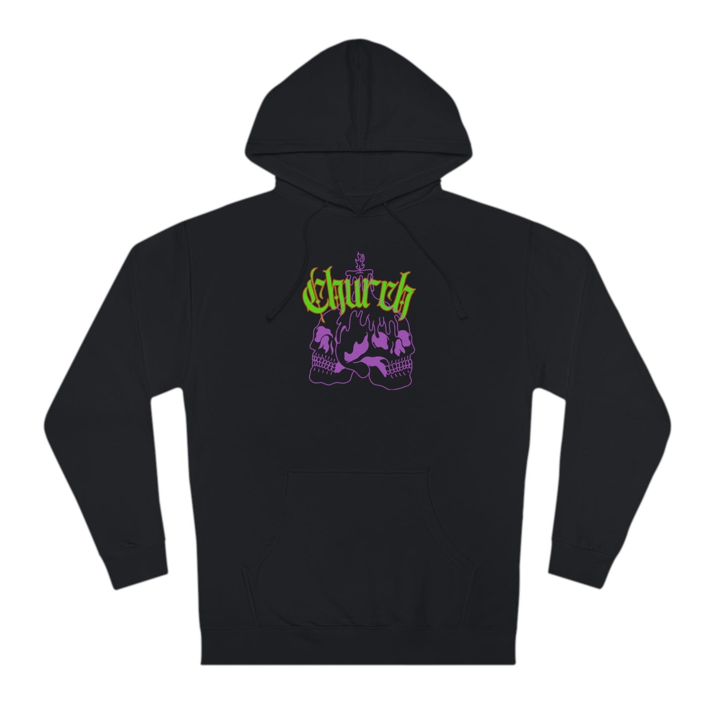 Church Skull comfort hoodie. 4 different color schemes