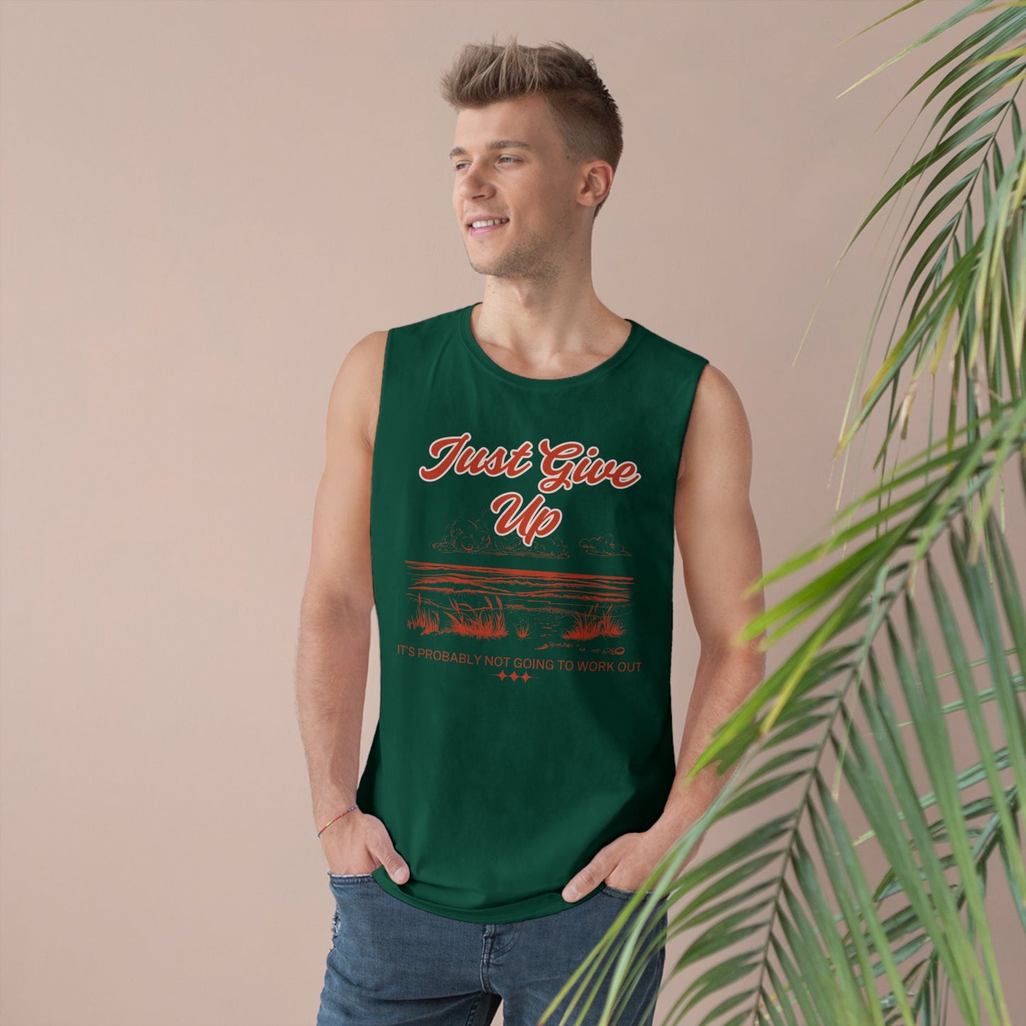 Just give up tank top