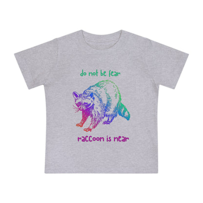 Kids 'Do Not Be Fear' Raccoon T-Shirt - Fun Short Sleeve Tee for Ages 0-5