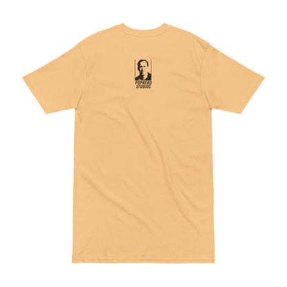 Men's Heavyweight Tee - Colorful Milk Bottles & Flower Design, Perfect for Casual Style