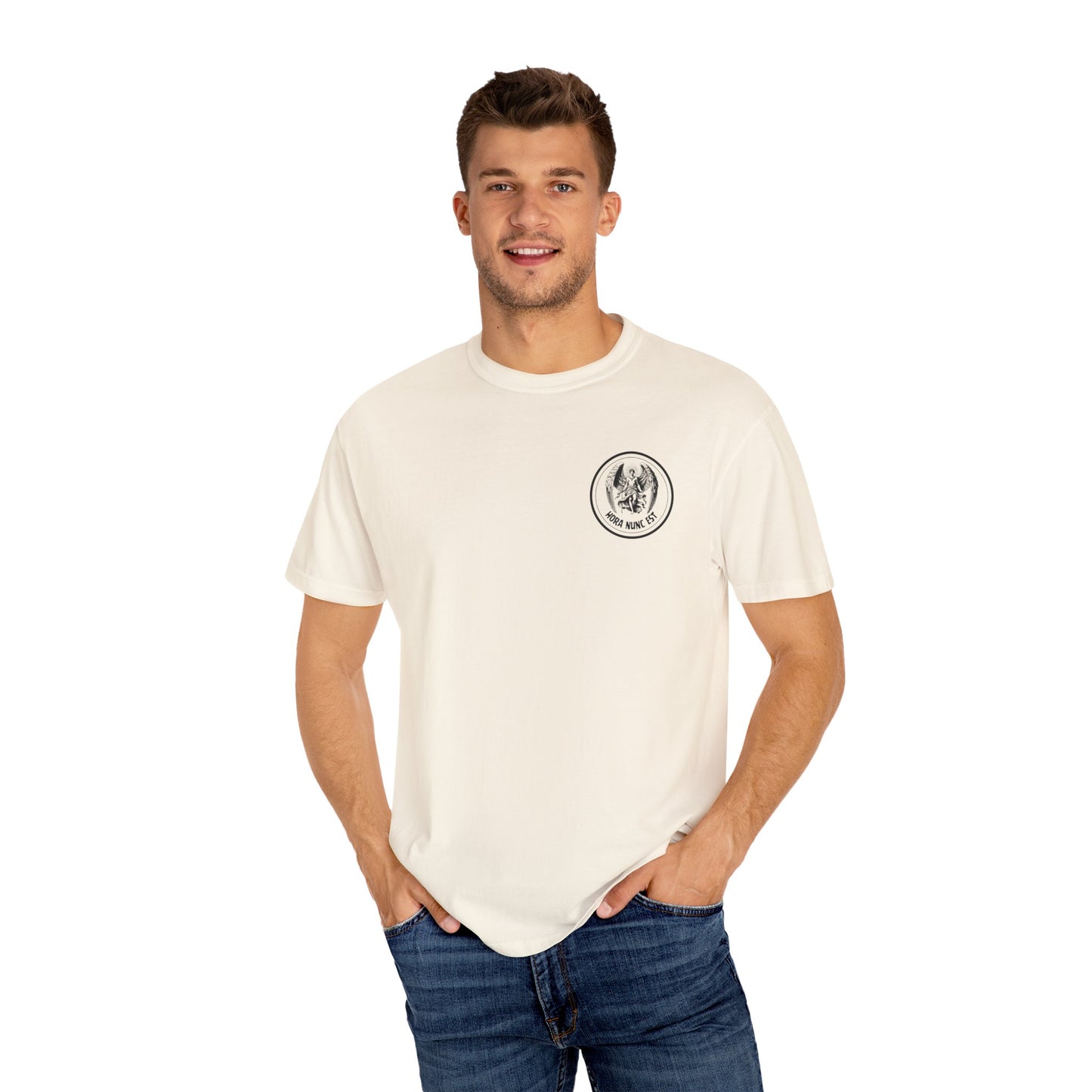 The Hour is Now comfort colors tee