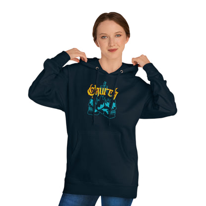Church Skull comfort hoodie. 4 different color schemes