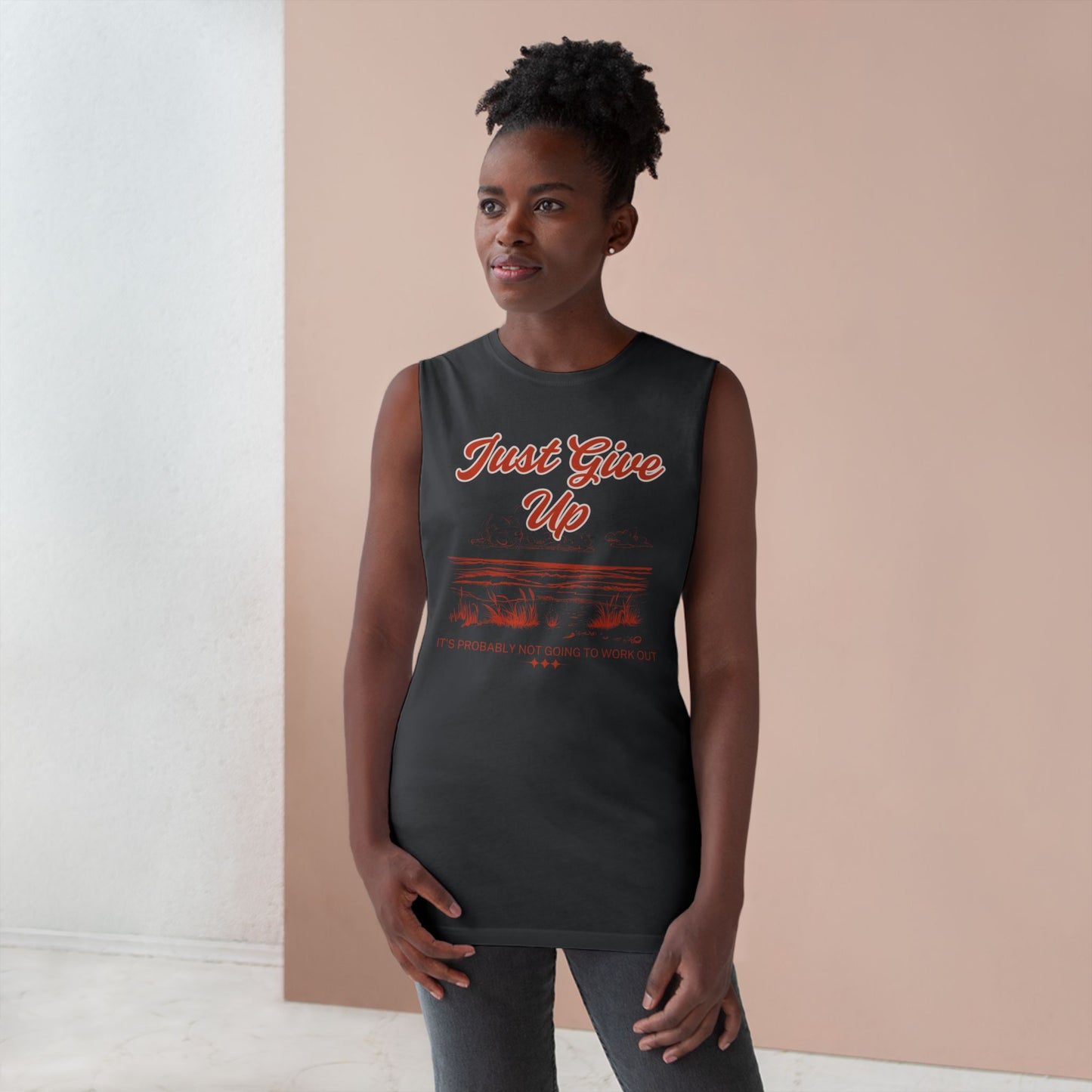 Just give up tank top