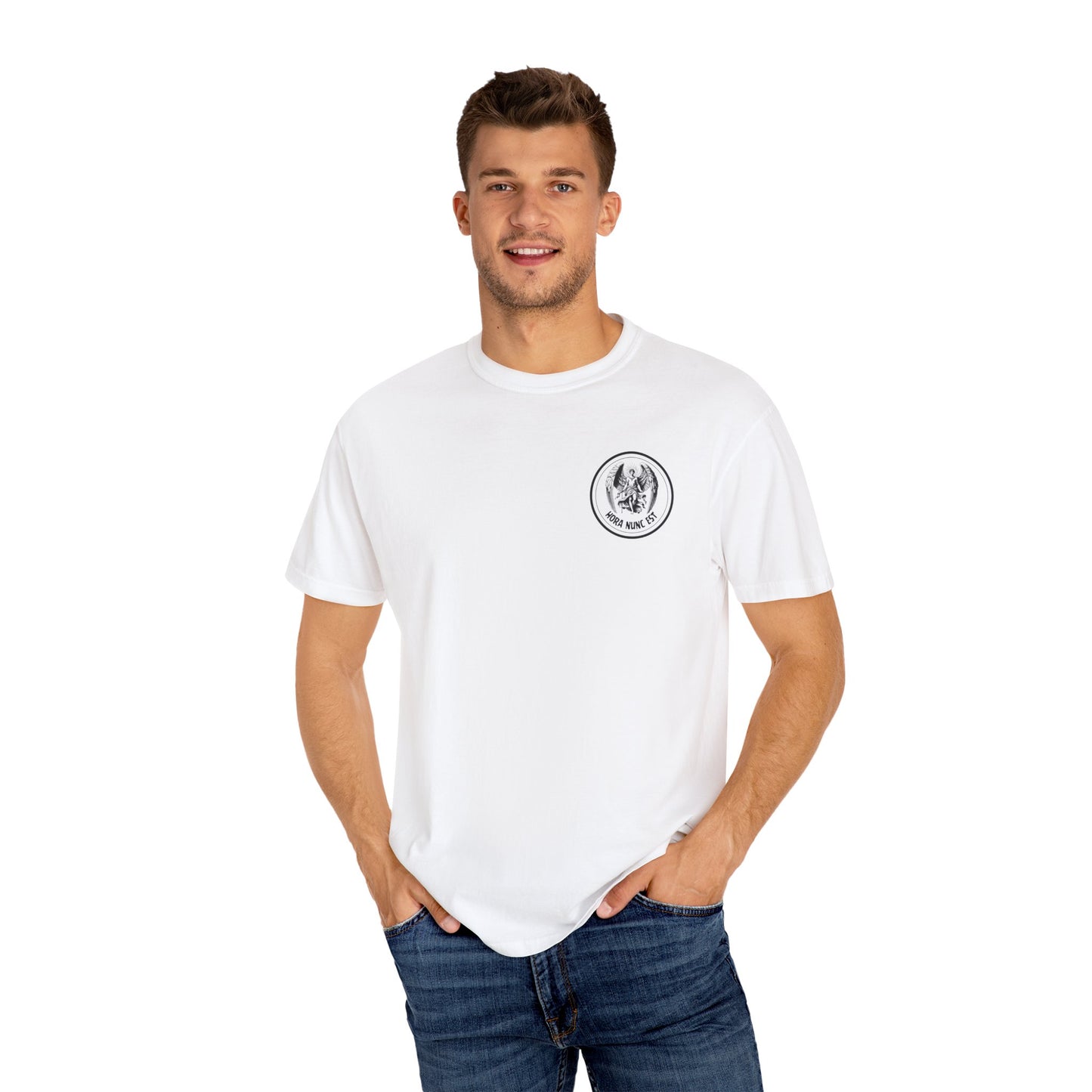 The Hour is Now comfort colors tee