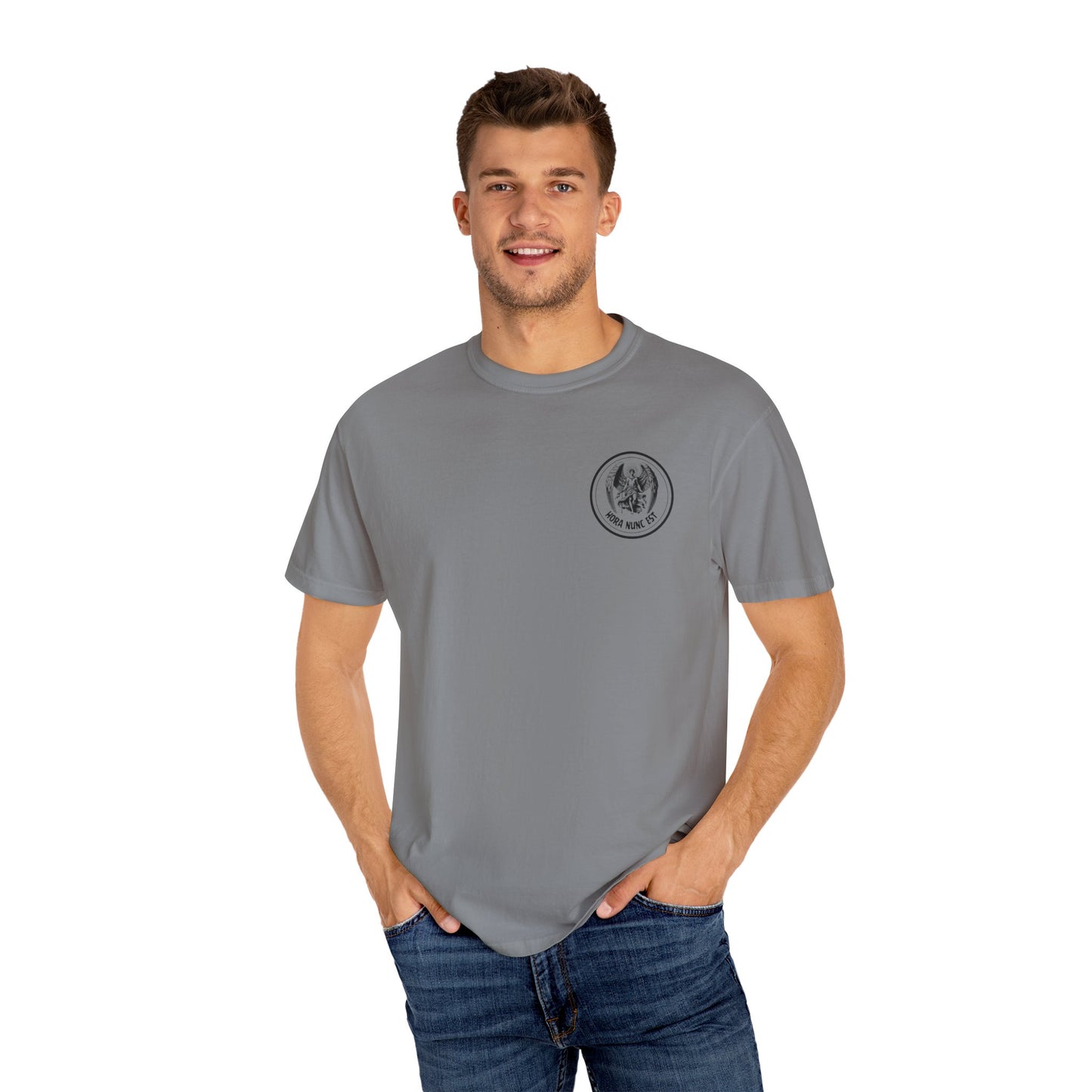 The Hour is Now comfort colors tee